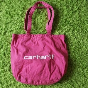 Hot pink carhartt tote bag!!!!